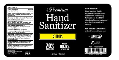473 mL Label (Pes Label)
